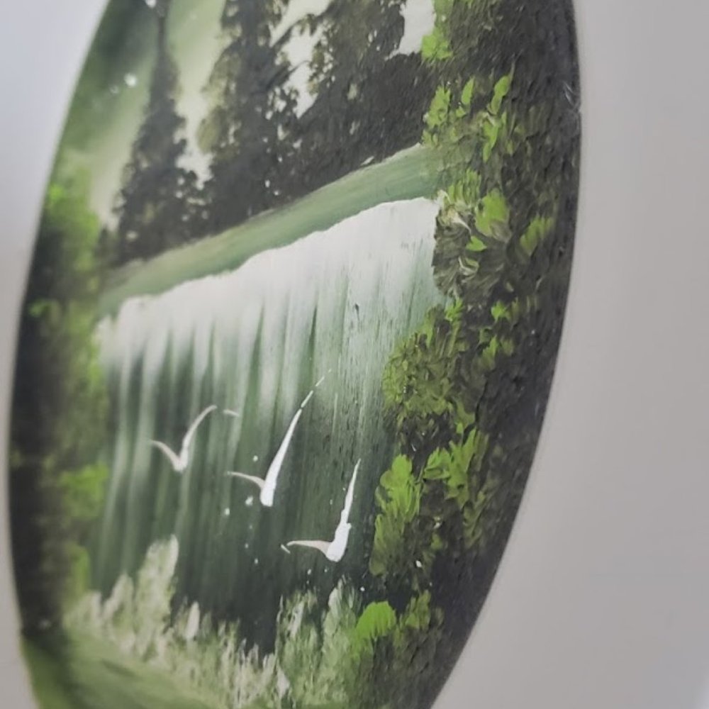 Hand painted decorative plate art artwork decor - Picture 4 of 8